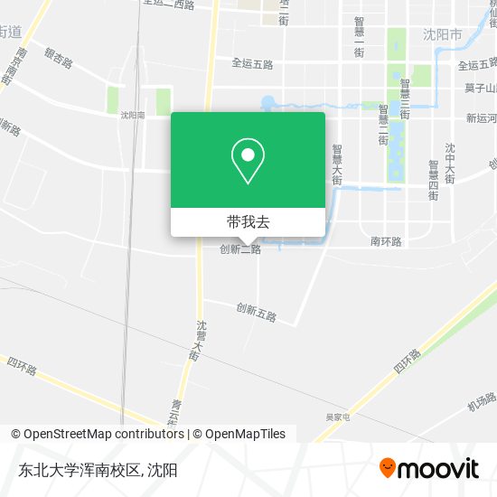 东北大学浑南校区地图