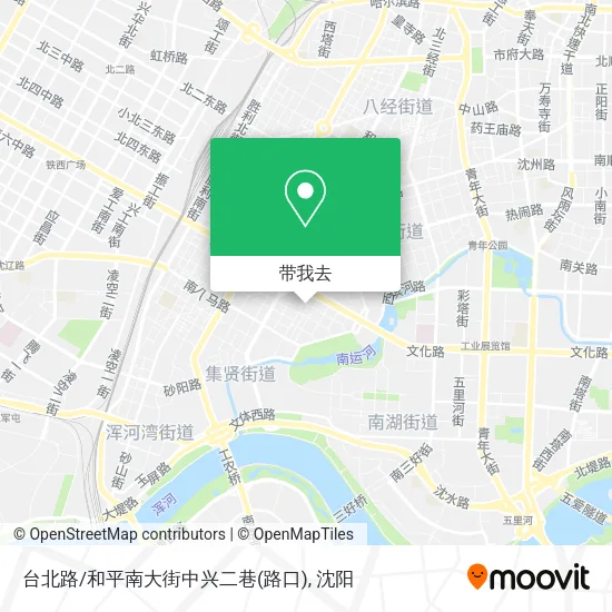 台北路/和平南大街中兴二巷(路口)地图
