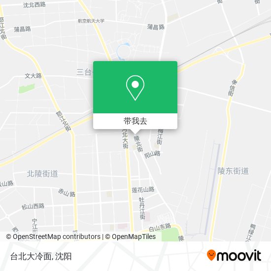 台北大冷面地图