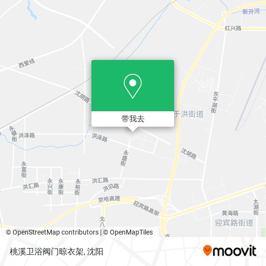桃溪卫浴阀门晾衣架地图