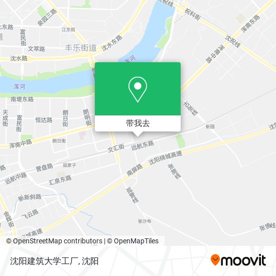 沈阳建筑大学工厂地图