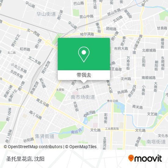 圣托里花店地图