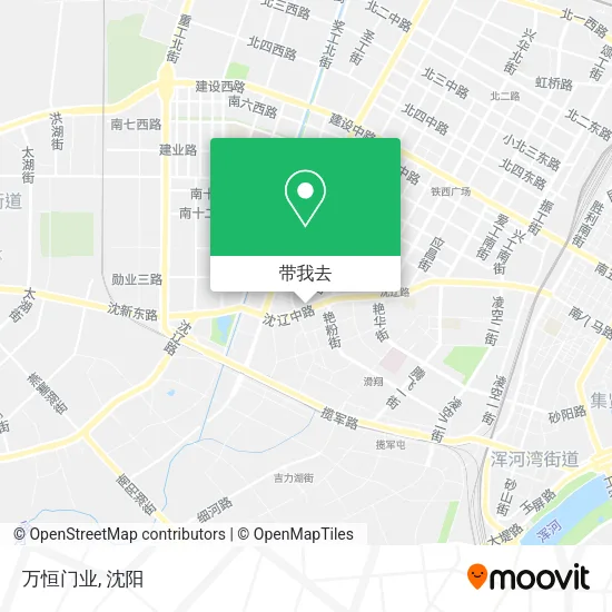 万恒门业地图