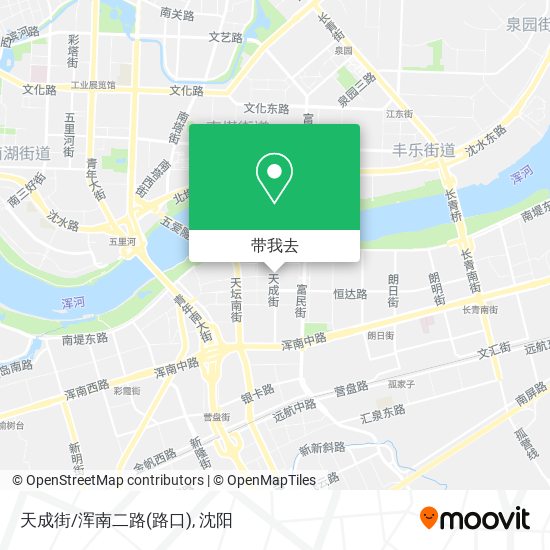 天成街/浑南二路(路口)地图