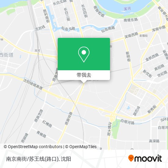南京南街/苏王线(路口)地图