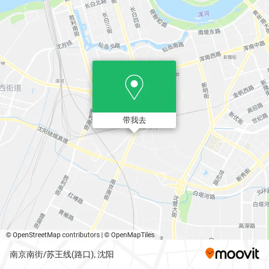 南京南街/苏王线(路口)地图