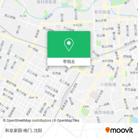 和皇家园-南门地图