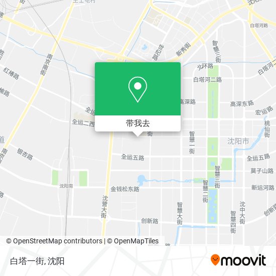 白塔一街地图