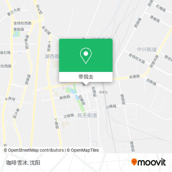 咖啡雪冰地图