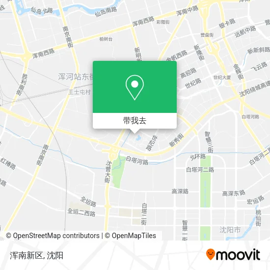 浑南新区地图