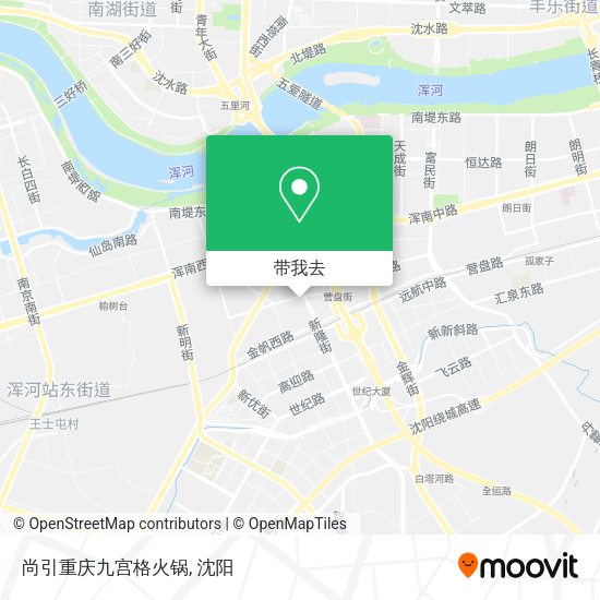 尚引重庆九宫格火锅地图