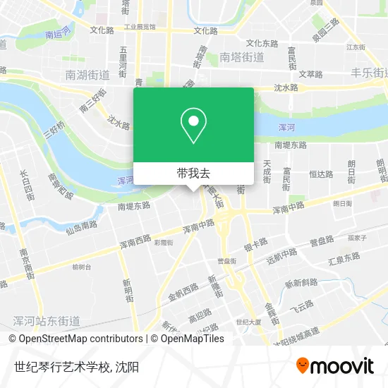 世纪琴行艺术学校地图