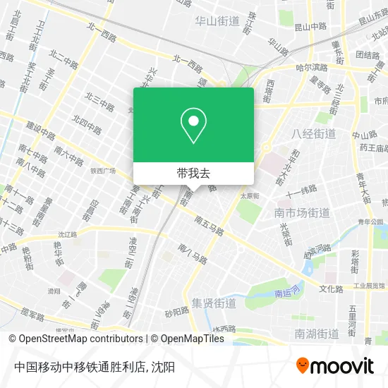 中国移动中移铁通胜利店地图