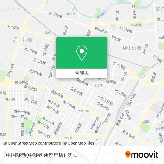 中国移动(中移铁通景星店)地图