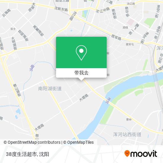 38度生活超市地图