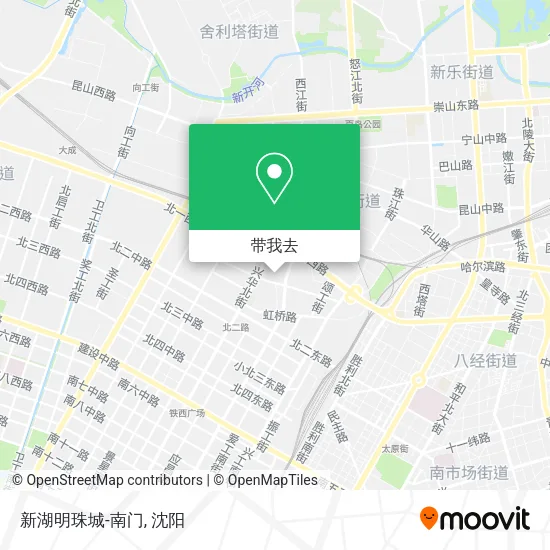 新湖明珠城-南门地图