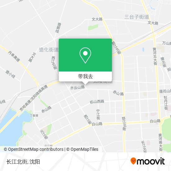 长江北街地图