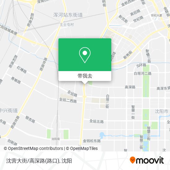 沈营大街/高深路(路口)地图