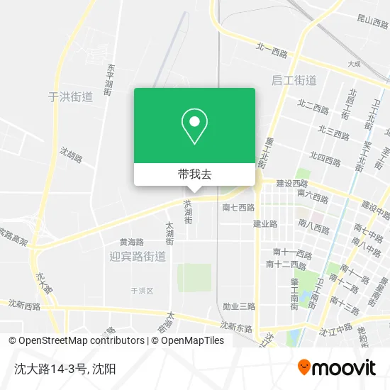 沈大路14-3号地图