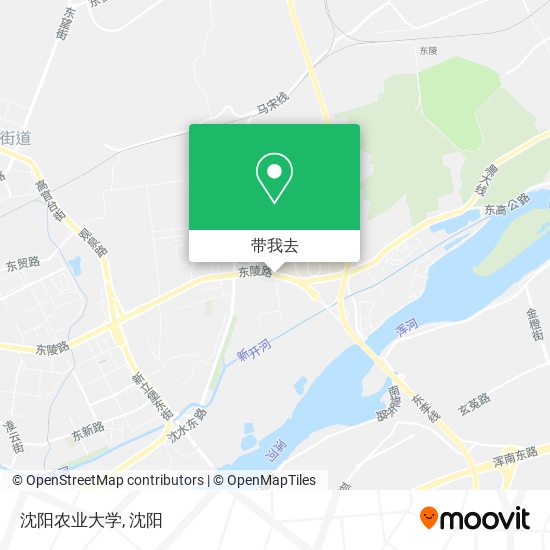 沈阳农业大学地图
