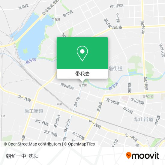 朝鲜一中地图