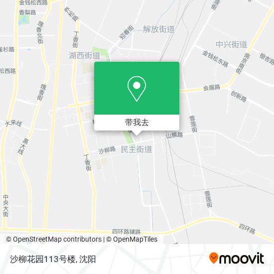 沙柳花园113号楼地图