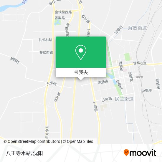 八王寺水站地图