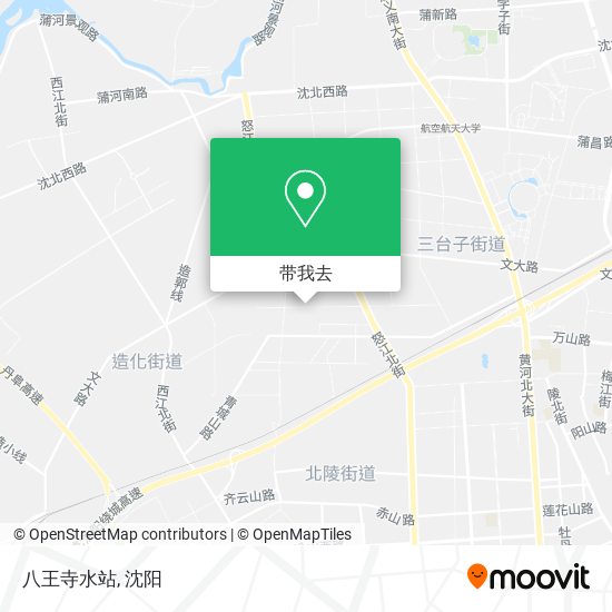 八王寺水站地图