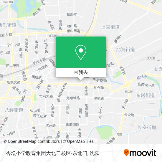 杏坛小学教育集团大北二校区-东北门地图