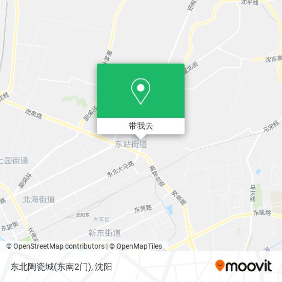 东北陶瓷城(东南2门)地图