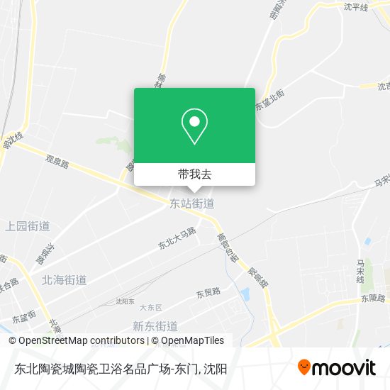 东北陶瓷城陶瓷卫浴名品广场-东门地图