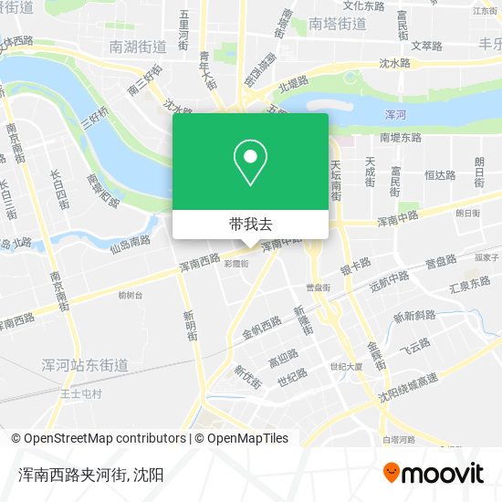 浑南西路夹河街地图