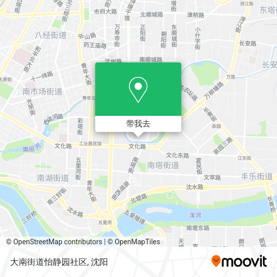 大南街道怡静园社区地图