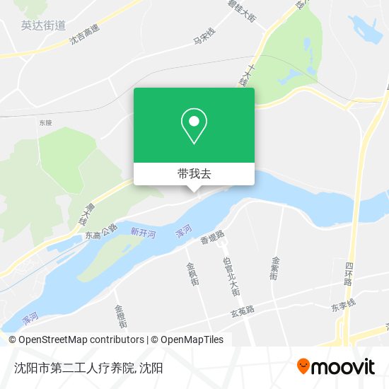 沈阳市第二工人疗养院地图