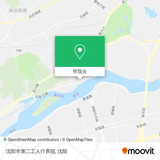沈阳市第二工人疗养院地图