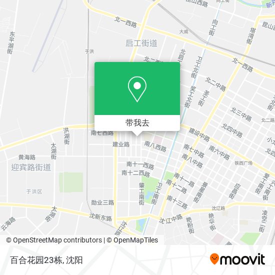 百合花园23栋地图