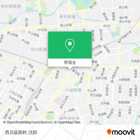 西贝莜面村地图