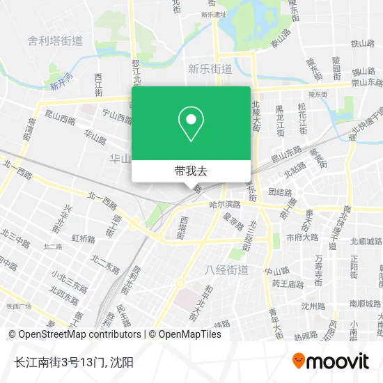 长江南街3号13门地图