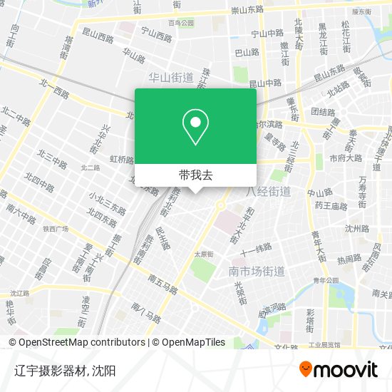 辽宇摄影器材地图