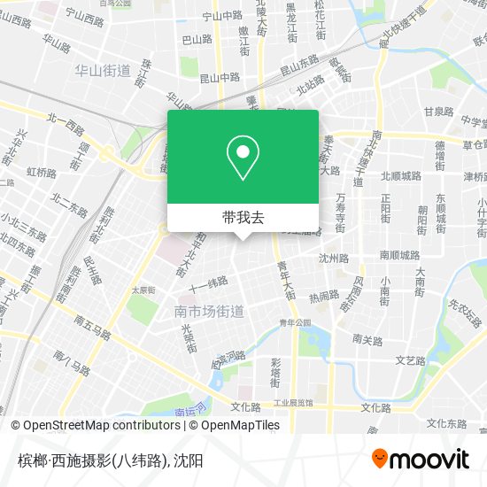 槟榔·西施摄影(八纬路)地图