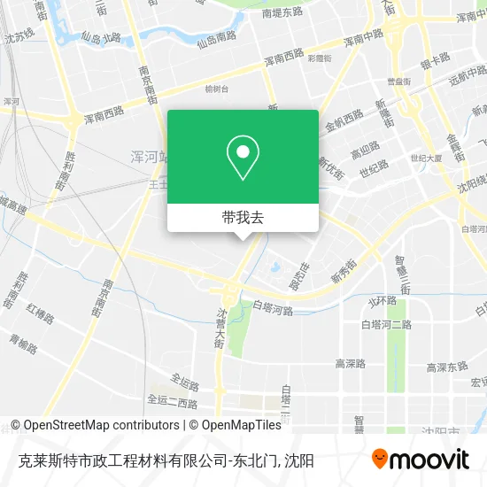 克莱斯特市政工程材料有限公司-东北门地图