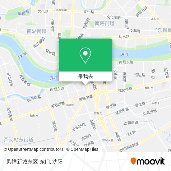 凤祥新城东区-东门地图