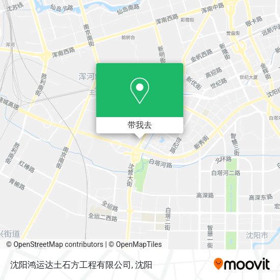 沈阳鸿运达土石方工程有限公司地图