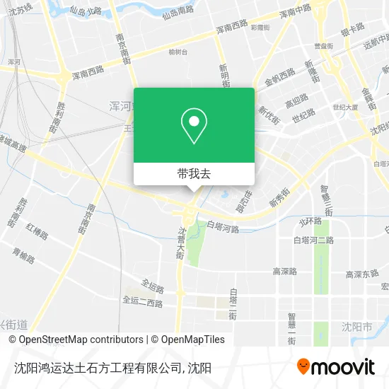 沈阳鸿运达土石方工程有限公司地图