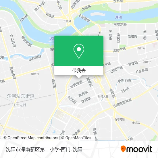 沈阳市浑南新区第二小学-西门地图
