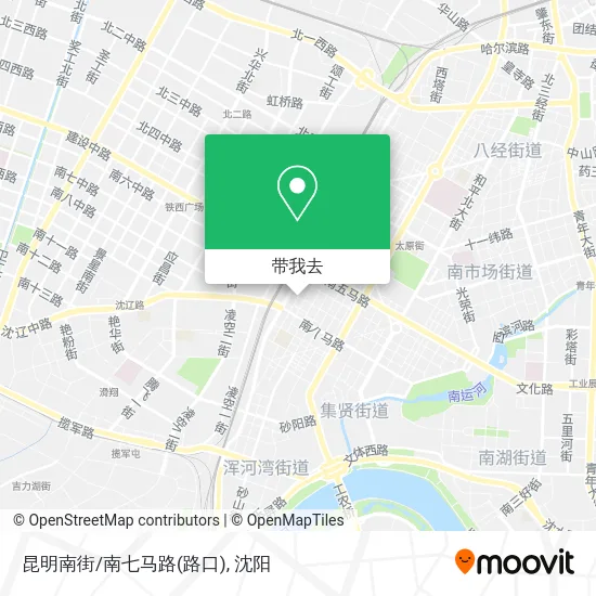 昆明南街/南七马路(路口)地图