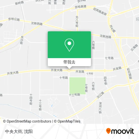 中央大街地图