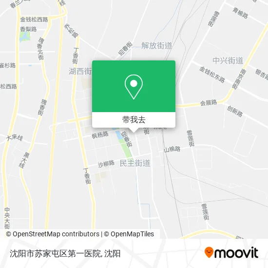 沈阳市苏家屯区第一医院地图