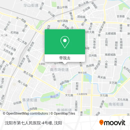 沈阳市第七人民医院-4号楼地图
