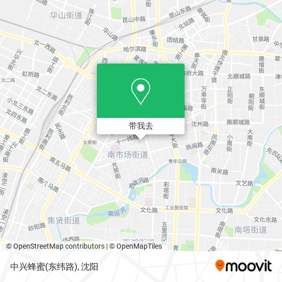 中兴蜂蜜(东纬路)地图